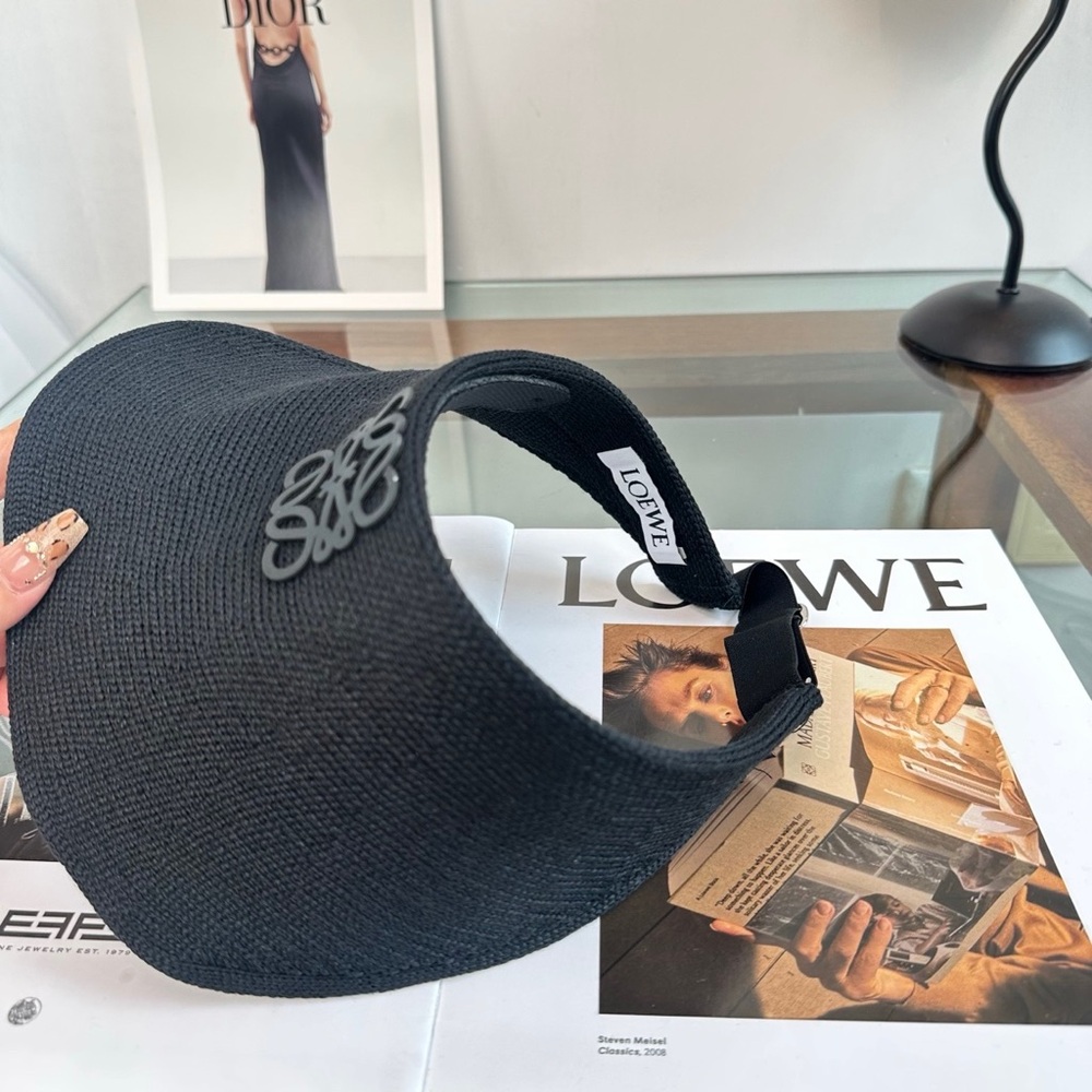 Loewe black woven sun hat - Picture 7 of 8